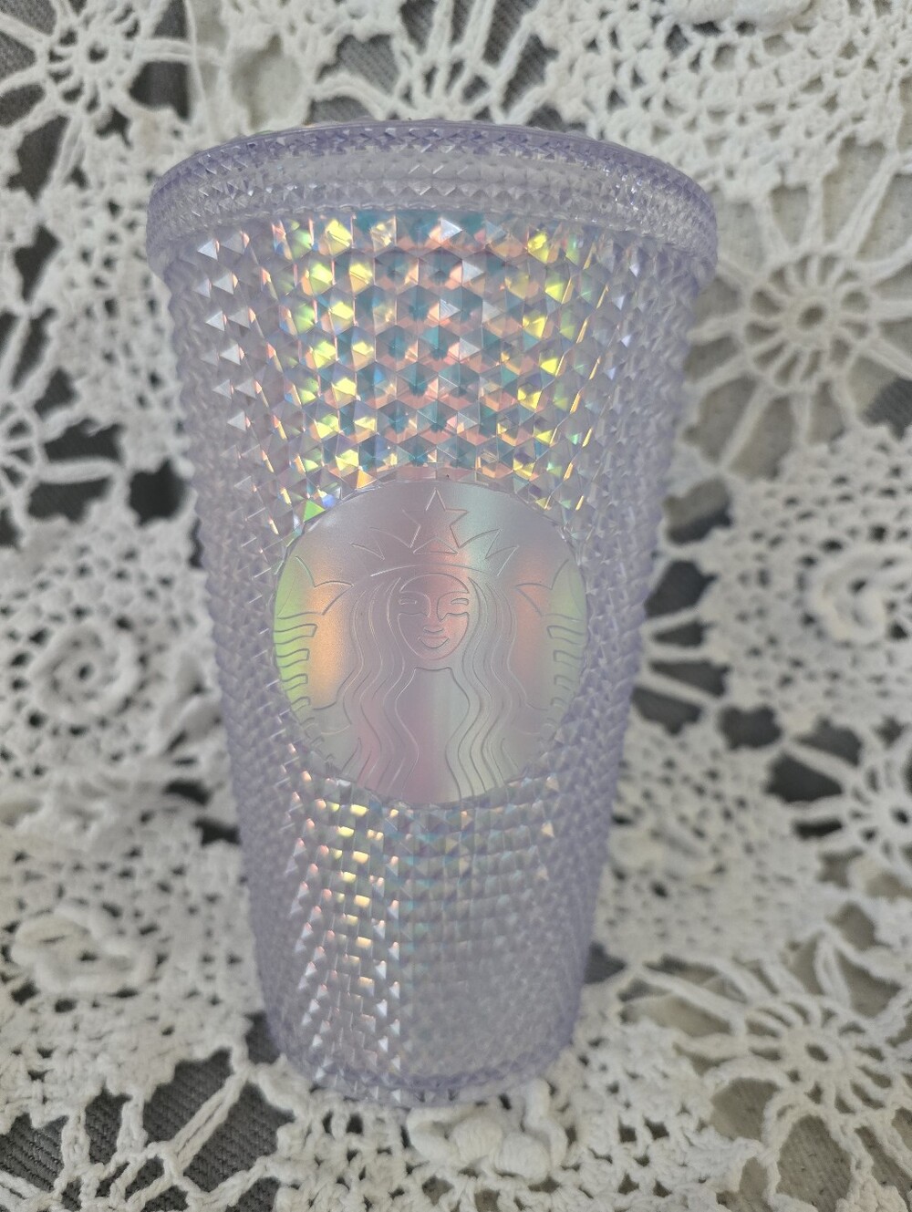 Starbucks 2022 Studded Iridescent 16 oz. Tumbler for Cold Beverages